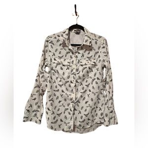 Eddie Bauer Owl Classic Fit Button Down Size M